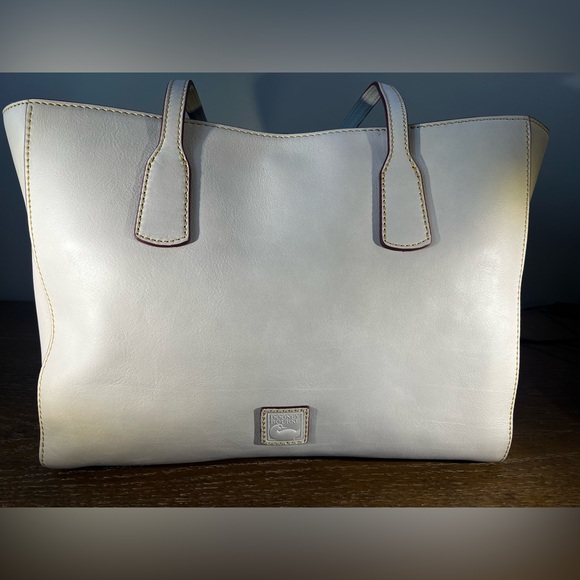 Dooney Bourke Ecru Florentine Ashton Tote